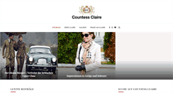 Desktop Screenshot of countessclaire.com